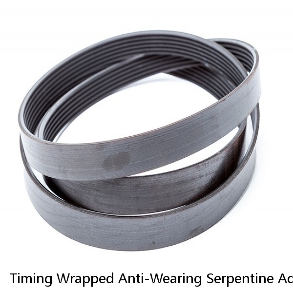 Timing Wrapped Anti-Wearing Serpentine Adjustable Transmission Poly V Belt