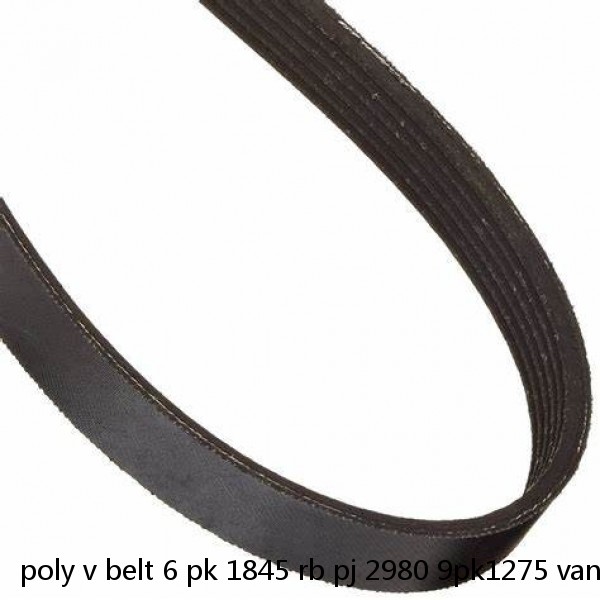 poly v belt 6 pk 1845 rb pj 2980 9pk1275 vanbelt 6pje 1184 vanbelt 210j 4jb1 fan belt for isuzu #1 small image