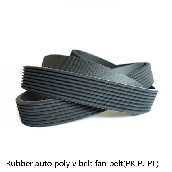 Rubber auto poly v belt fan belt(PK PJ PL) #1 small image