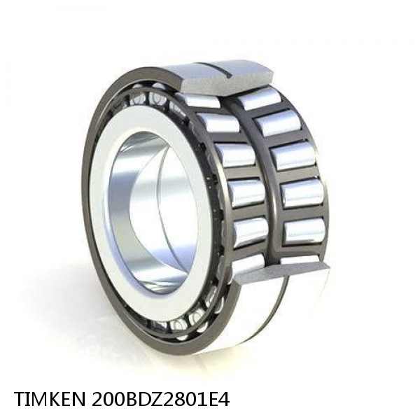 200BDZ2801E4 TIMKEN Double row angular contact ball bearings